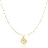 The Zodiac Necklace - Libra on a white background.
