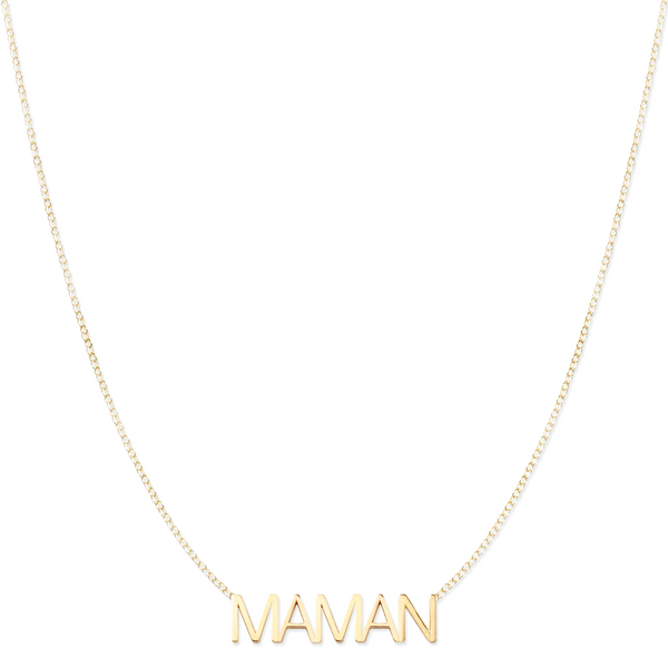 MAMAN Necklace | 14k Gold | Maya Brenner