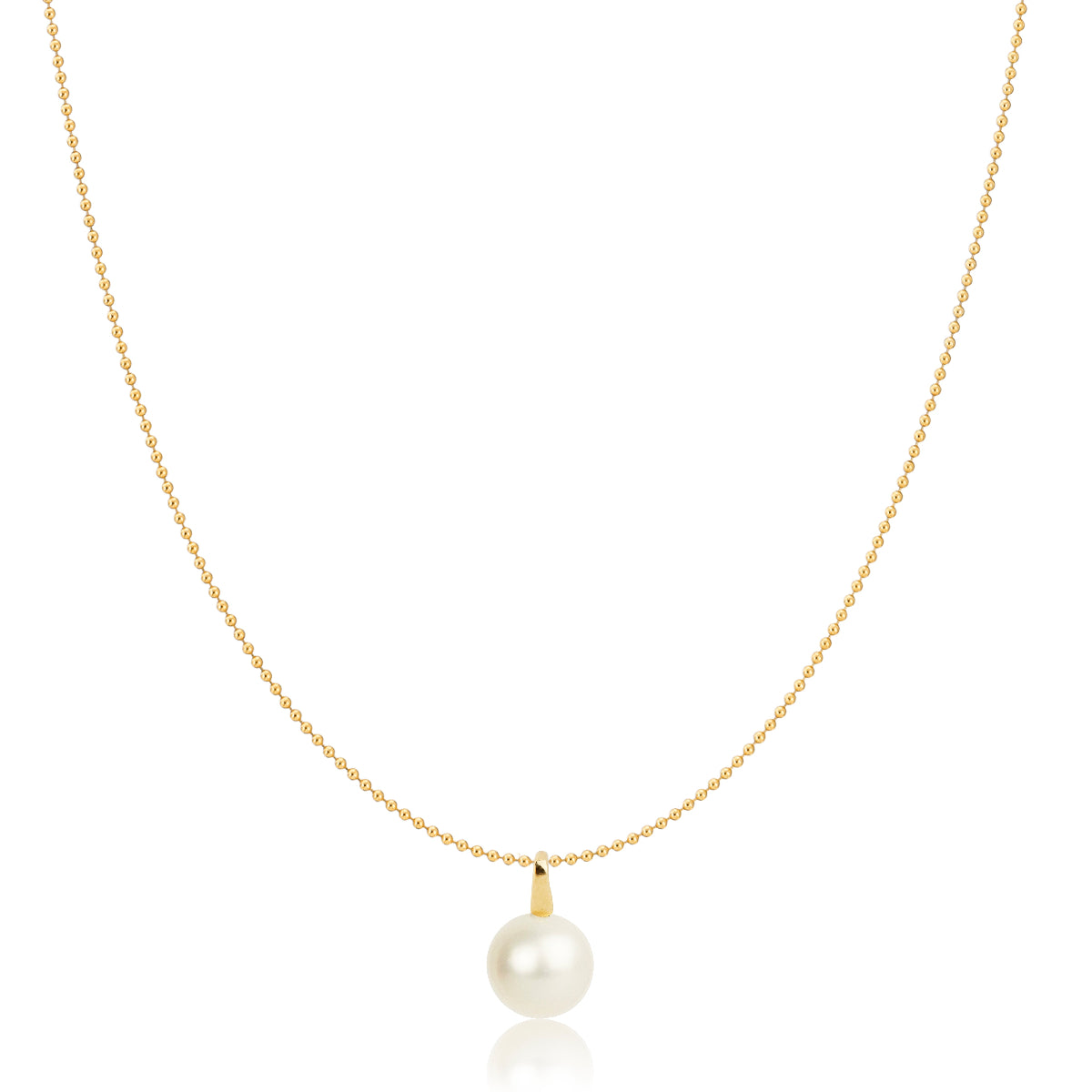 A Perla Necklace on a white background. 