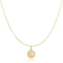 The Zodiac Necklace - Scorpio on a white background.