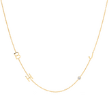 Custom Gold Necklace - 4 Letters