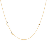 Custom Gold Necklace - 3 Letters