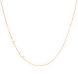 Custom Gold Necklace - 2 Letters