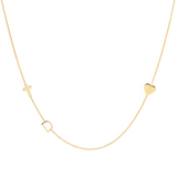 Custom Gold Necklace - 3 Letters