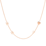 Custom Gold Necklace - 4 Letters