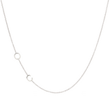 Custom Gold Necklace - 2 Letters