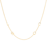 Custom Gold Necklace - 4 Letters
