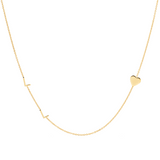 Custom Gold Necklace - 3 Letters