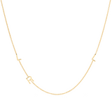 Custom Gold Necklace - 3 Letters