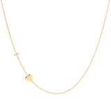 Custom Gold Necklace - 2 Letters
