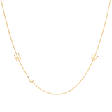 Custom Gold Necklace - 3 Letters