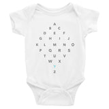 Letter Diamond Onesie - Y