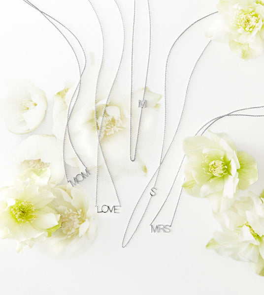 Maya brenner top love necklace silver