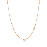 Quintet Diamond Layering Necklace