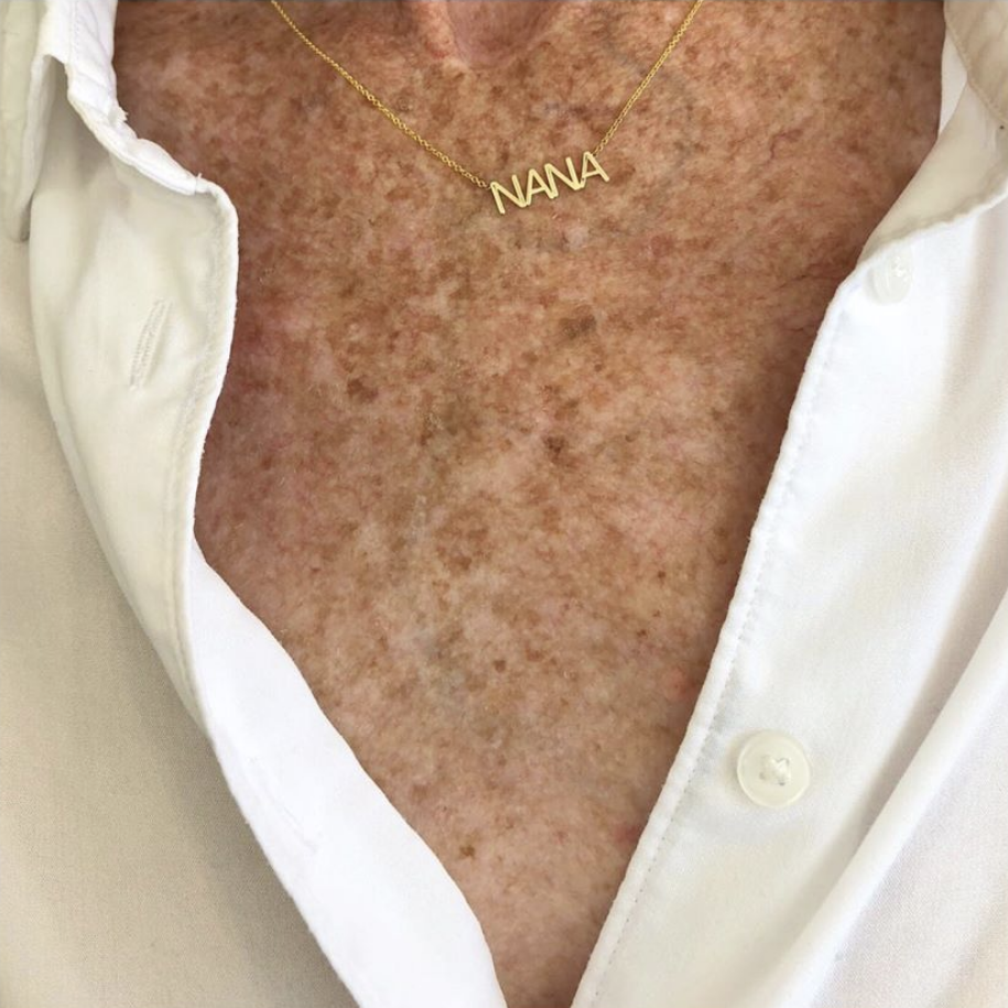 Gold nana necklace discount