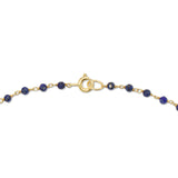 The back of The Thistle Bouquet Necklace, featuring the clasp closure. 