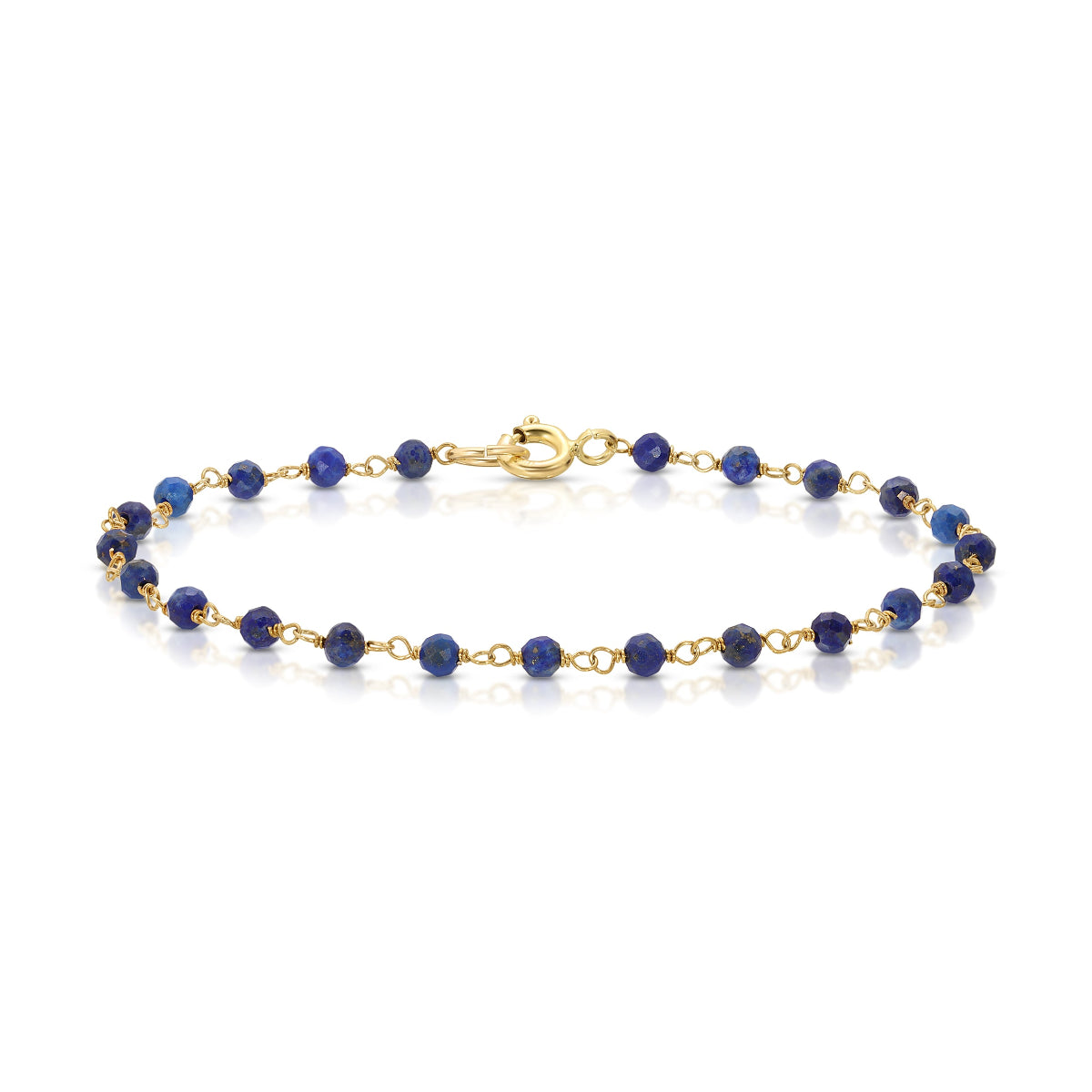 The Thistle Bouquet Bracelet on a white background. 