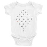 Letter Diamond Onesie - P