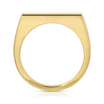 A Geo Stacking Ring | Square on a white background. 