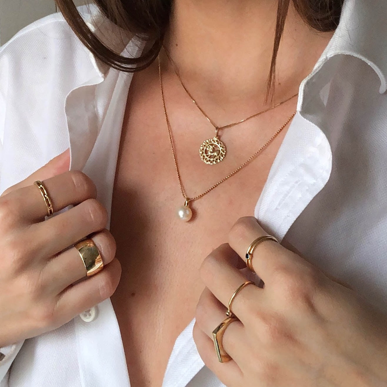 Shop the Zeghani Necklace Leo-y | Thom Duma Fine Jewelers