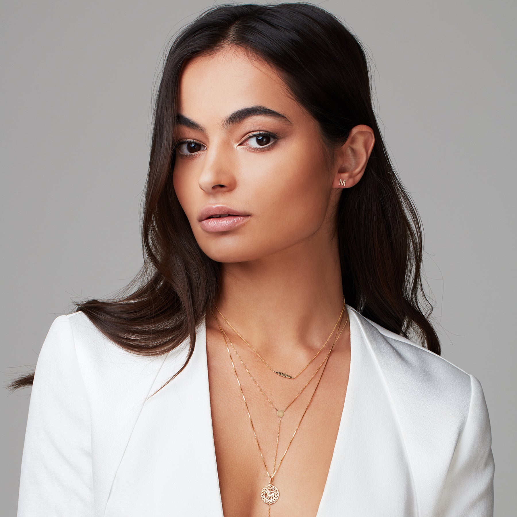 Pavé Horizon Necklace – Maya Brenner