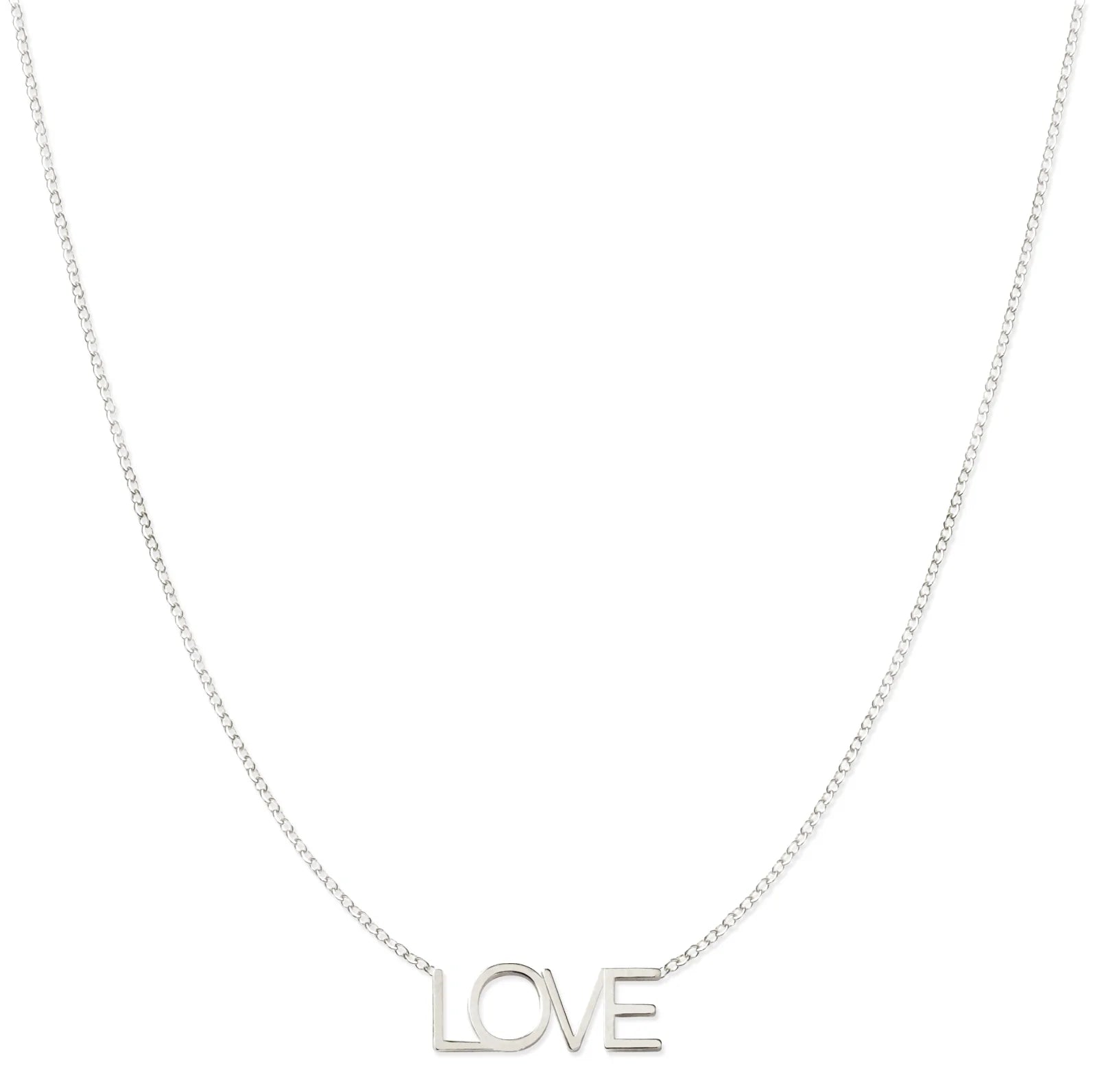 Maya brenner 2025 love necklace silver