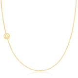 14K GOLD ASYMMETRICAL CHARM NECKLACE - Recovery